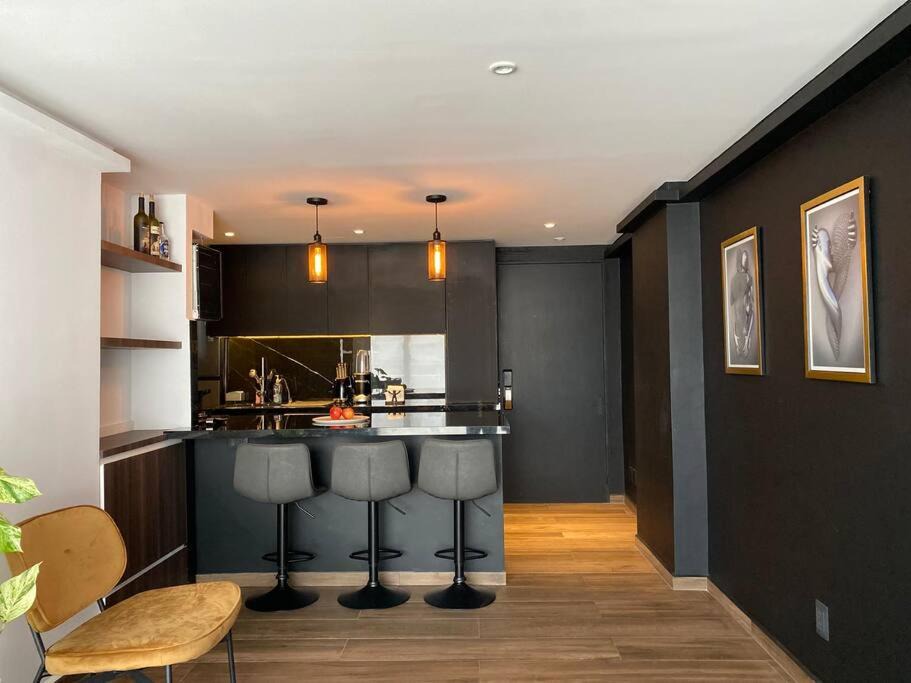 Colonia Cuauhtemoc Apartment | Black Loft. Moderno y nuevo, súper ubicado.