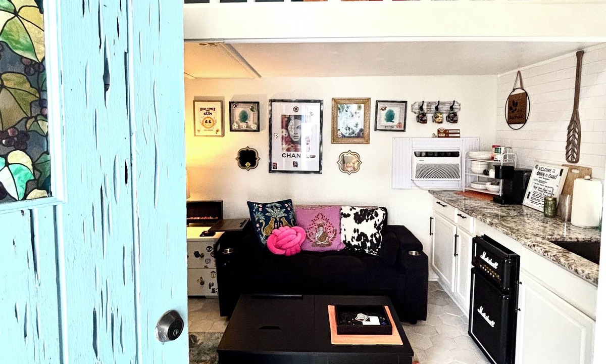 Sunny Shores Apartment | Charming tiny home bungalow by the beach with salt water pool