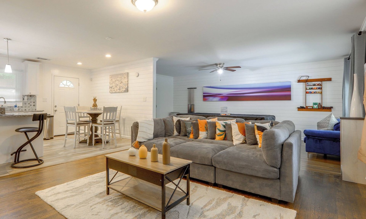 Collier Heights House | Fire Pit & Deck: Home 7 Mi to Mercedes-Benz!