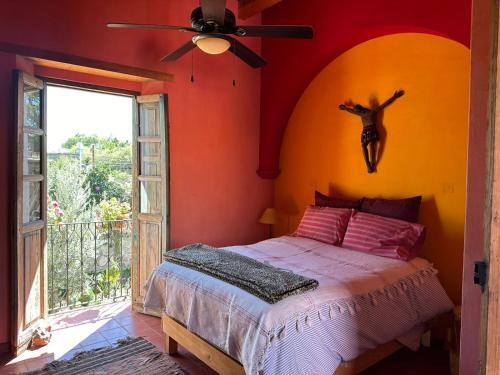 La Cruz Bed & Breakfast | Habitación#6 con doble vista jardín