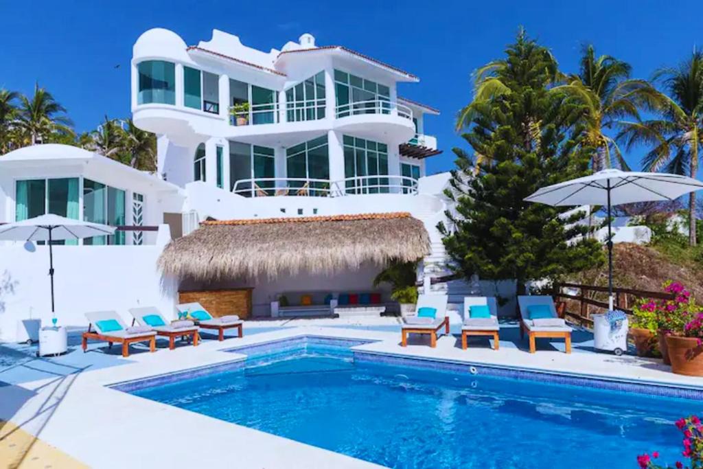Puerto Angel Villa | Hermosa Villa con alberca infinita Playa Zipolite