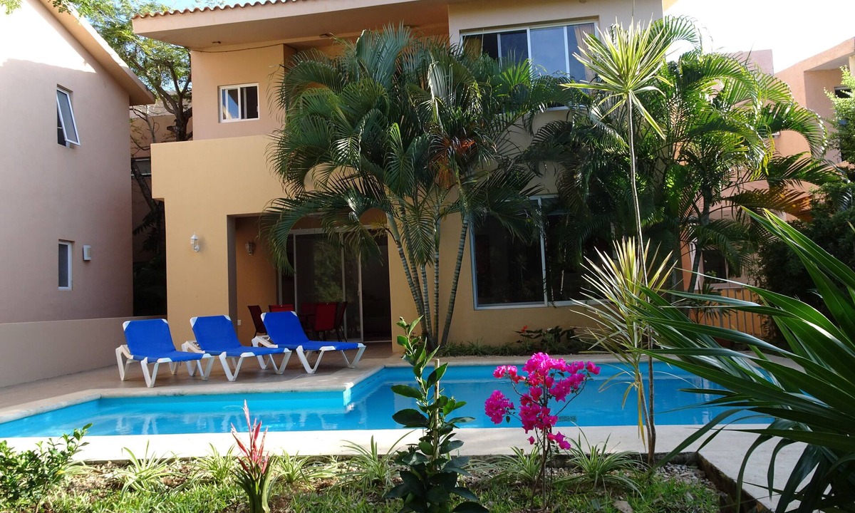 Puerto Aventuras Villa | La Salamandra : Private House With Swimming Pool Near Caribbean Sea And Golf