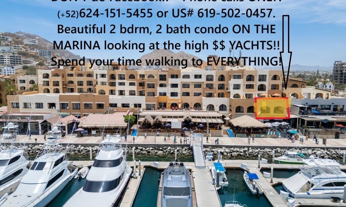 Marina Apartment | Marina-front condo! Downtown Cabo! Walk Everywhere! The coolest 1 bdrm condo!
