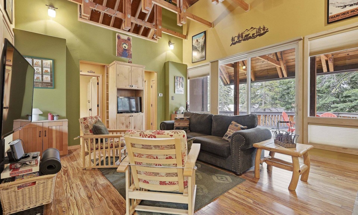Bear Valley Cabin | NEW! A-Frame Home with Deck & BBQ - VH #223