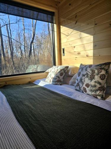 Quakertown House | Pine: Serene Tiny House Nestled in the Woods in Quakertown for a Romantic Glamping Getaway in Pennsylvania