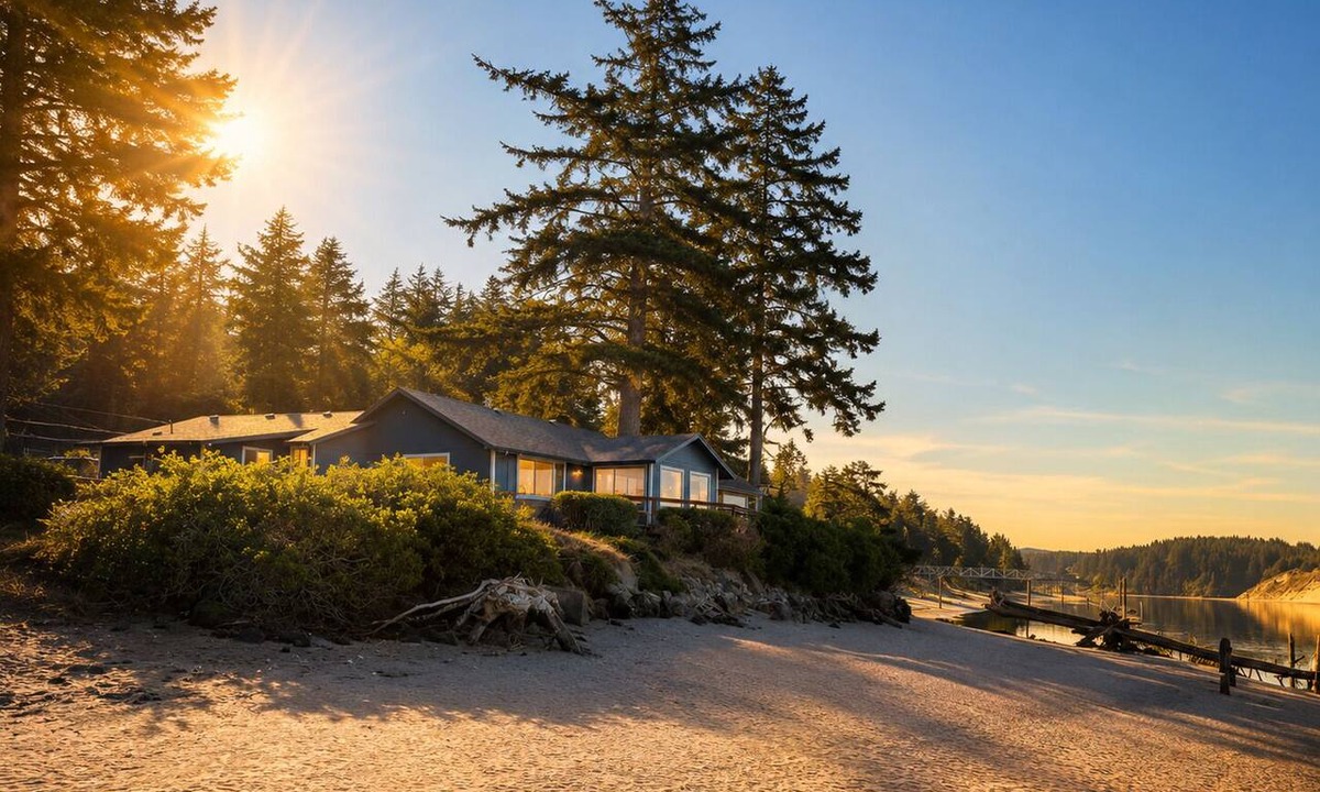 Florence House | Private Riverfront Beach-Hot Tub-3 Min to Old Town