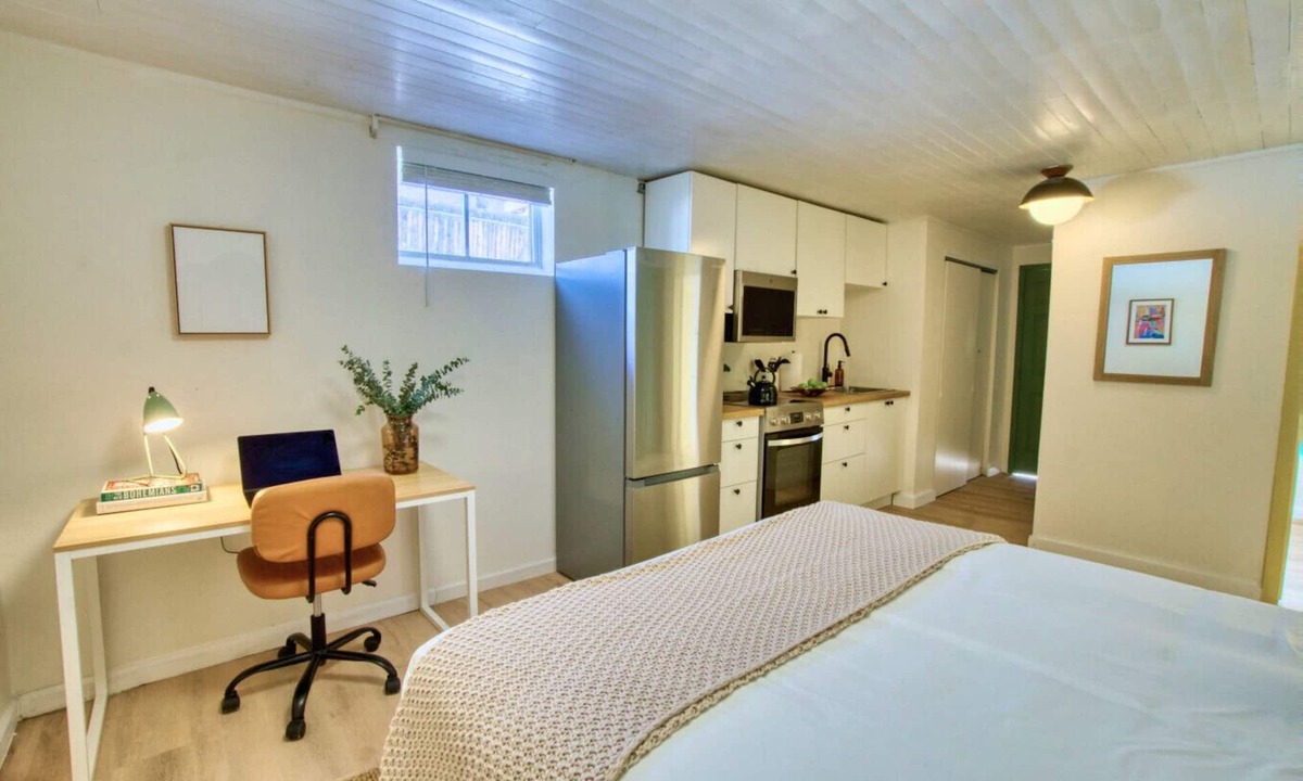 Pleasant View Apartment | Private Studio w/Bath & Kitchen | Backs to NLR