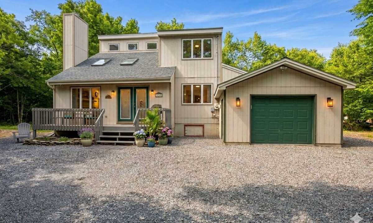 Gouldsboro House | Rocky Forest Cabin: Wood-Fired Hot Tub, State Park, Big Bass Lake, Pet Friendly