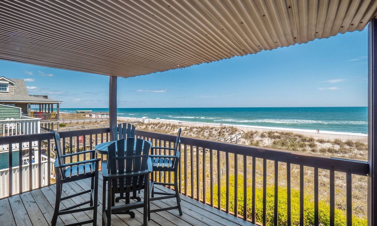 Wilmington Beach Condo | Sea Colony 12A | Oceanfront + Private Beach Walkway