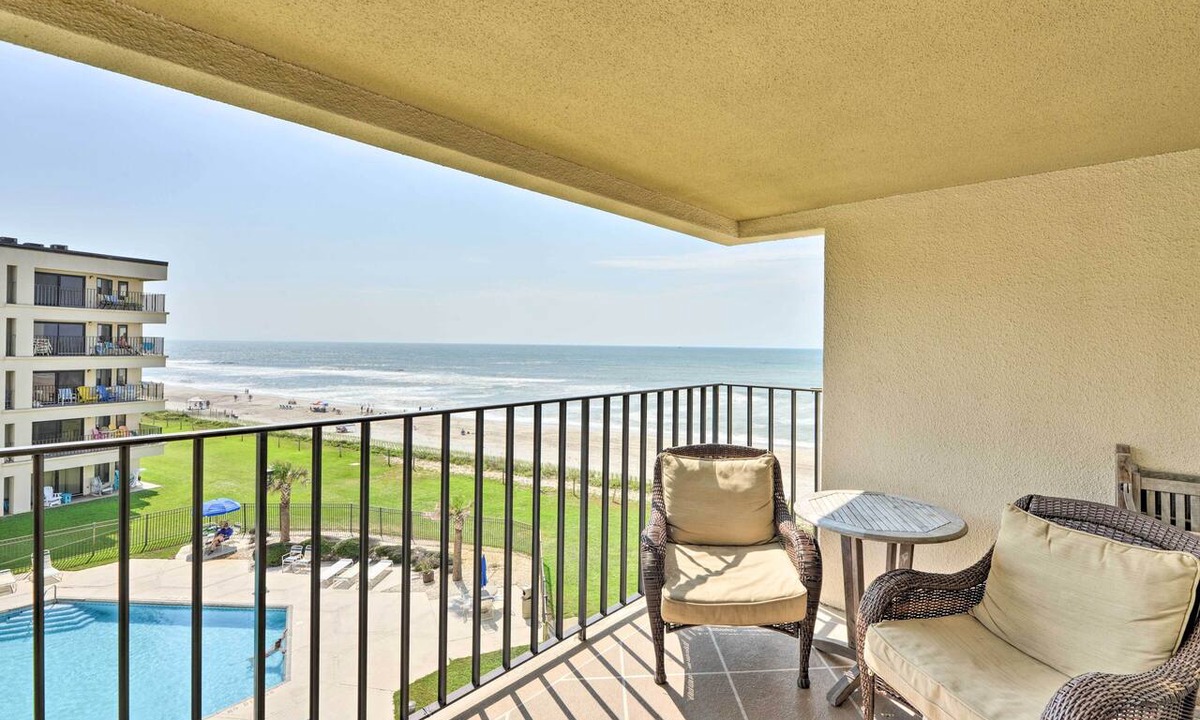Indian Beach Apartment | Summer Winds Resort Condo w/Ocean Views!