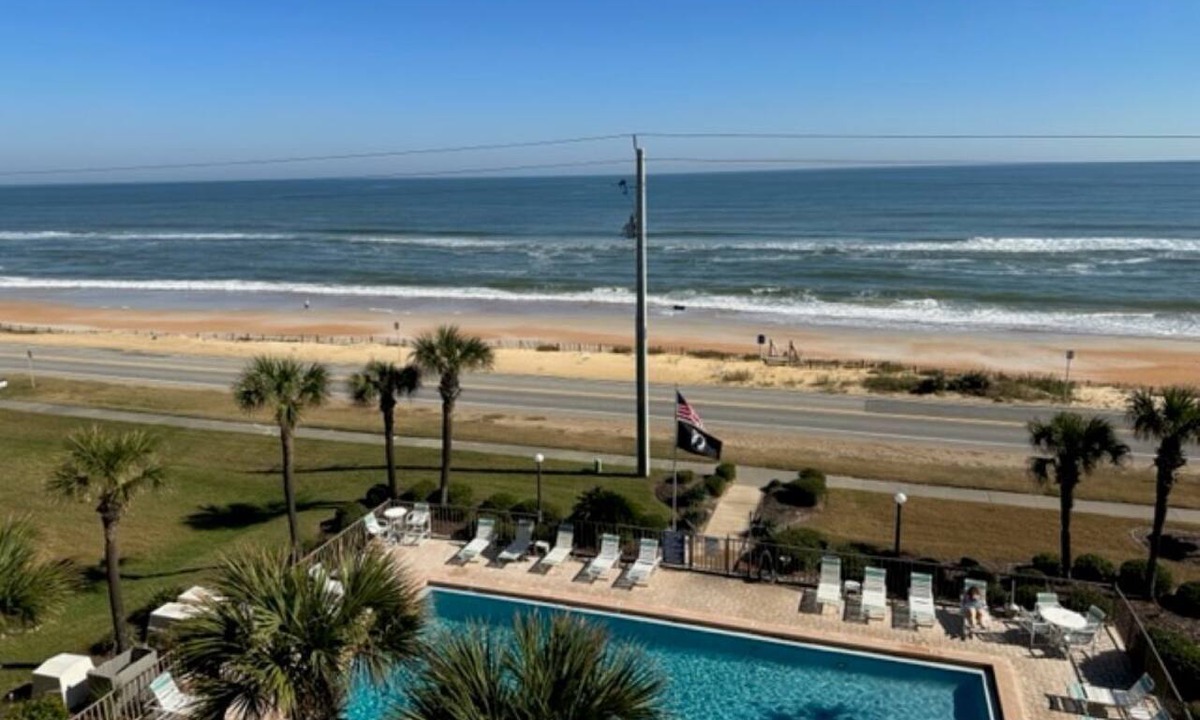 Ocean Breeze Estates Condo | TOP FLOOR Spectacular Ocean and Pool View Condo
