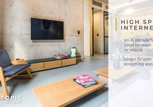 Great Apt w/2 Extra Futons |Rooftop+Gym| 24/7 Security