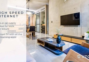 Modern Double Suites w/AC | Gym+Cool Rooftop w/Loungers