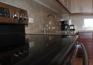 Ocean View Condo with access to Private swimmable beach.