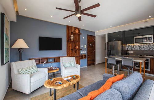 Emiliano Zapata Condo | 1BR/2BA Mountain-View Condo @ Oceana | Rooftop Pool, Gym | Romantic Zone