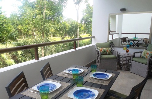 Akumal Condo | Amazing Tao loft overlooking the golf course.