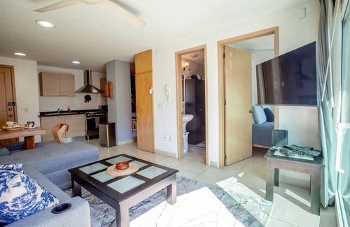 Downtown Puerto Vallarta Condo | Cielito Lindo Unit 102 located in Downtown PV 1BD Condo for rent in Old Town, Pu