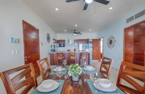 Akumal Condo | Contemporary, comfortable condo with ocean views! Pool access, AC and WiFi!