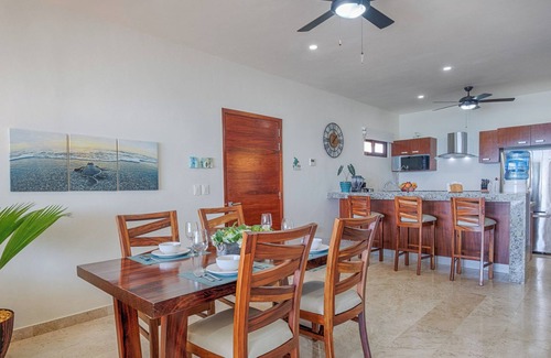 Akumal Condo | Contemporary, comfortable condo with ocean views! Pool access, AC and WiFi!