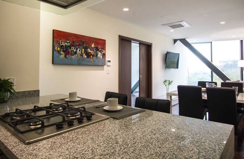 Lomas de Santa Fe Apartment | Mexicana Views I Modern 1 BR Apartment in Santa Fe