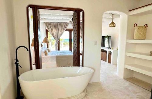 San Crisanto Villa | Unique Beachfront Casa Kyma, Pool, San Crisanto, Yucatan