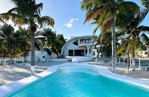 San Crisanto Villa | Unique Beachfront Casa Kyma, Pool, San Crisanto, Yucatan
