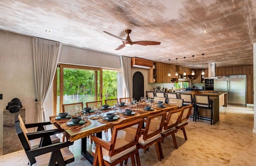 Downtown Cancun Villa | Villa Naj Kan: 9BR Beachfront Escape w/Private Pool + AC Throughout near Tulum