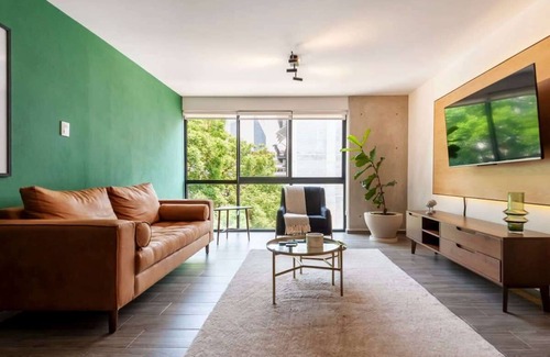 Roma Norte Apartment | w* | Unique 2BR in Parque España