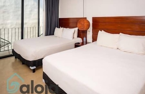 Tulum City Center Hostel | 102 - Nice suite in Zendero Hotel with Sunset Rooftop