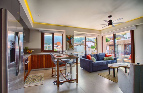 Emiliano Zapata Condo | 1BR/2BA Mountain-View Condo @ Oceana | Rooftop Pool, Gym | Romantic Zone