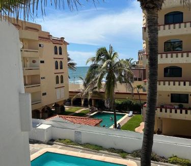 Marina Mazatlan Apartment | 2 bdrm - Sleeps 8 -Ocean front -Ocean View