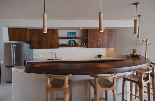 Troncones Condo | 2 bedroom 2.5 bath beach front, ground floor unit in Punta Majahua