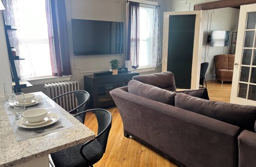 Irvington Apartment | 2-bedroom apartment in welcoming Irvington with AC for relaxing stays