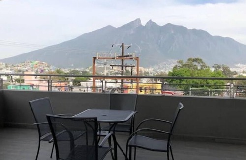 Monterrey Municipality Apartment | 9. Suite con Terraza Privada/Vista/Abierto Tenis