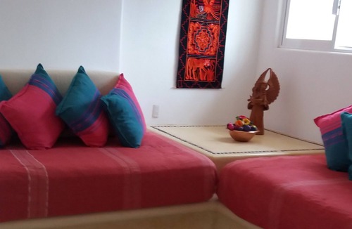 Barra de Potosi Apartment | A pasos de la playa y laguna. Suite hasta 6 personas.