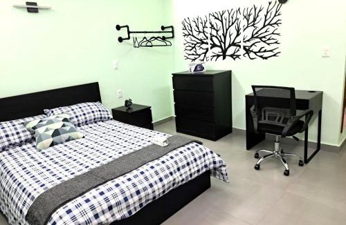Cuautitlan Izcalli Apartment | A13 SUITE BLACK para 1 a 2 personas, Especialistas en CORTAS, MEDIANAS Y LARGAS ESTANCIAS en IZCALLI TEPOTZOTLAN perfecto para Familias, Turistas, Contratistas, Estudiantes, Empresas A sólo 5 min Izcalli 5 min Esmeralda 20 min Satélite 25 min AIFA