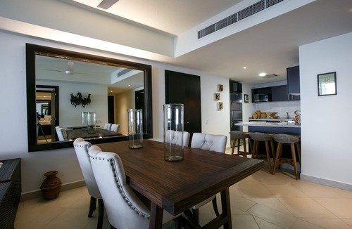 South Hotel Zone Condo | Beachfront 1BR | 5 Pools + Gym + Balcony Views