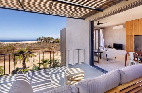 Todos Santos Apartment | Beautiful 2nd Story Front-Row Beach Located Condo with Unobstructed Ocean Views