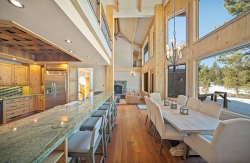 Ponderosa Palisades House | Blissful at Schaffer's Mill by Tahoe Getaways - Pet Friendly, Luxury 5BR w Hot Tub & Golf Views