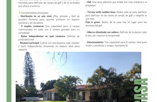 Lomas de Cocoyoc House | Casa En Campo de Golf, Lomas de Cocoyoc