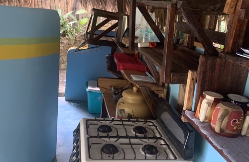 Yelapa Cabin | CASA LAS PAROTAS Palapa Casita with Loft Bedroom, Overlooks Yelapa Bay.