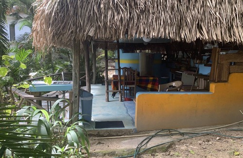 Yelapa Cabin | CASA LAS PAROTAS Palapa Casita with Loft Bedroom, Overlooks Yelapa Bay.