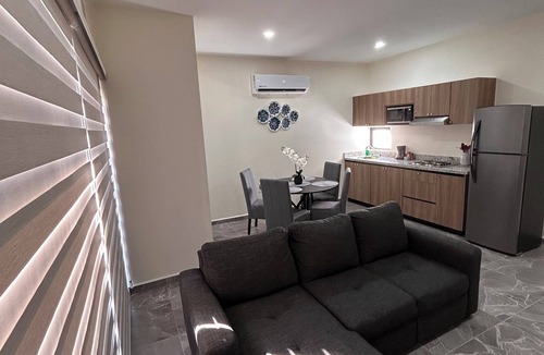 Las Gaviotas Apartment | Charming and nightlife haven-bedroom apartment with AC, in beautiful Mazatlán
