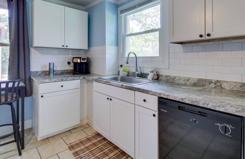 Lexington House | Charming Lexington Getaway - Large Riverfront Deck