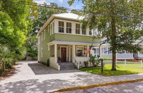 Downtown Historic District House | Chic St. Augustine Home Steps to Dining, Shopping