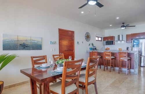 Akumal Condo | Contemporary, comfortable condo with ocean views! Pool access, AC and WiFi!