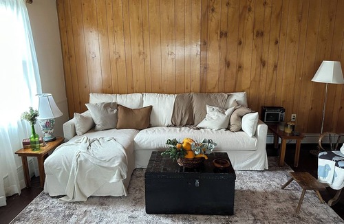 Mainesburg House | Cozy, secluded 2-bedroom farmhouse on 83 acres of pastures & woods