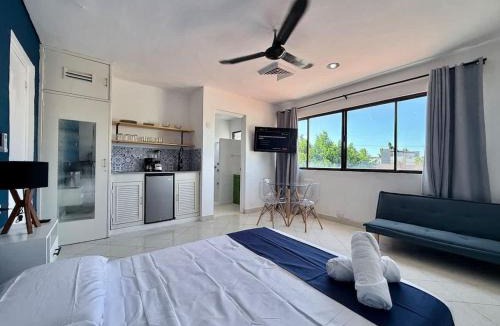 Colonia Campestre House | Cozy & Sunlit Apartment for 3 plus Pool
