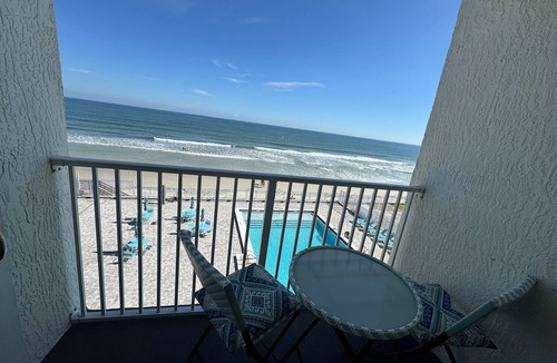 Ribault Condo | Direct ocean front view 1 bedroom 2 Pools