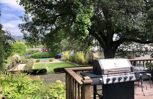 St. Helena House | Downtown St. Helena retreat with pool, bocce ball and privacy. Permit #PL23-019